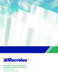 Macrolux Rooflite Metal Building